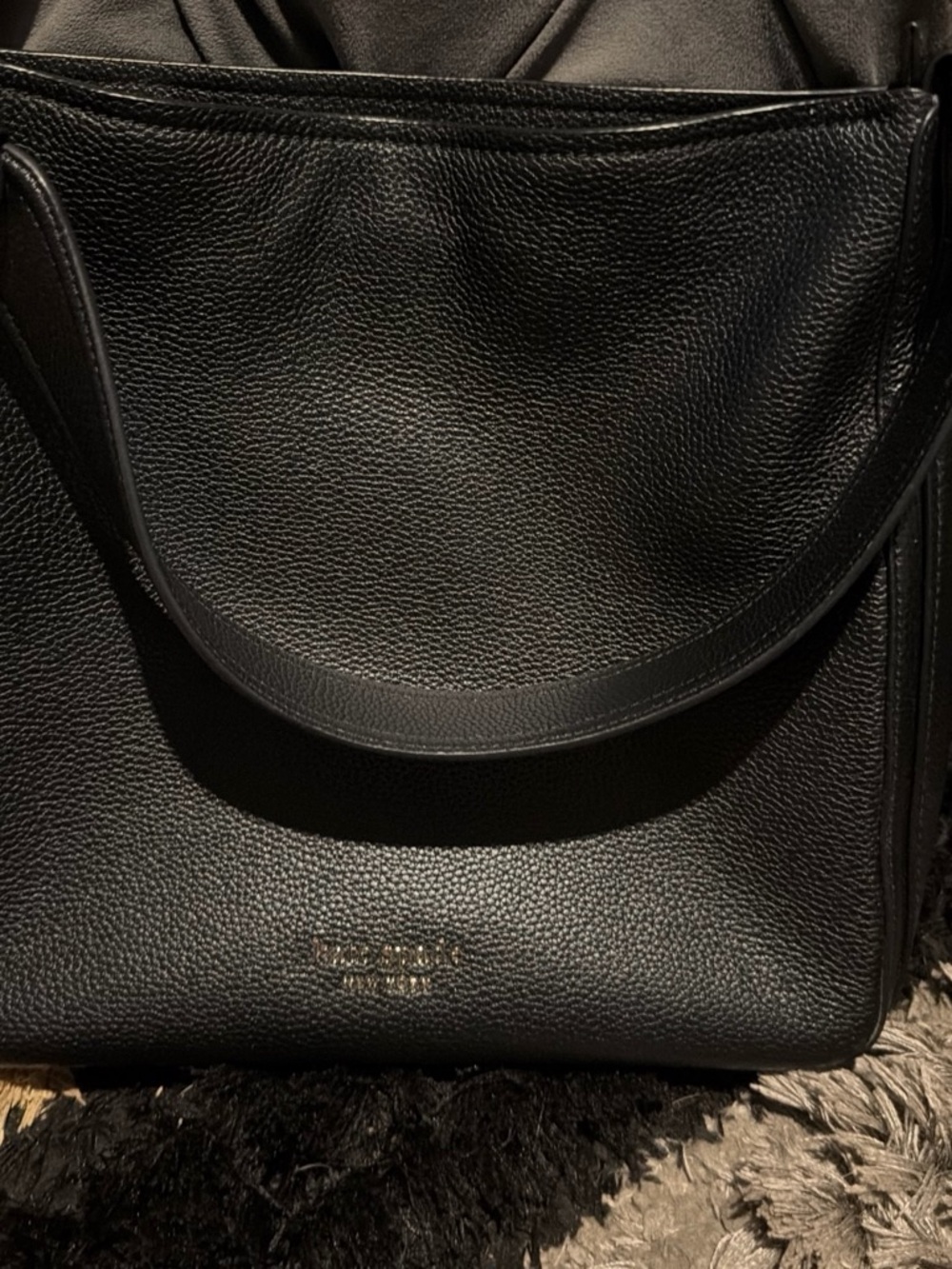kate spade Black Leather Shoulder Bag